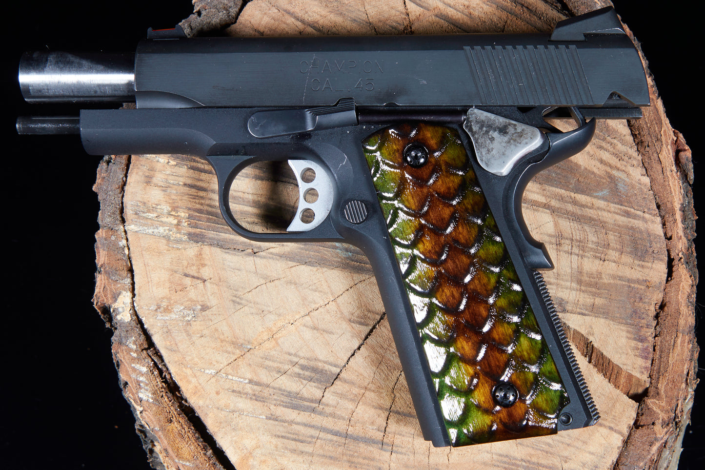 1911 grips Textured Like Scales Various Colors #10