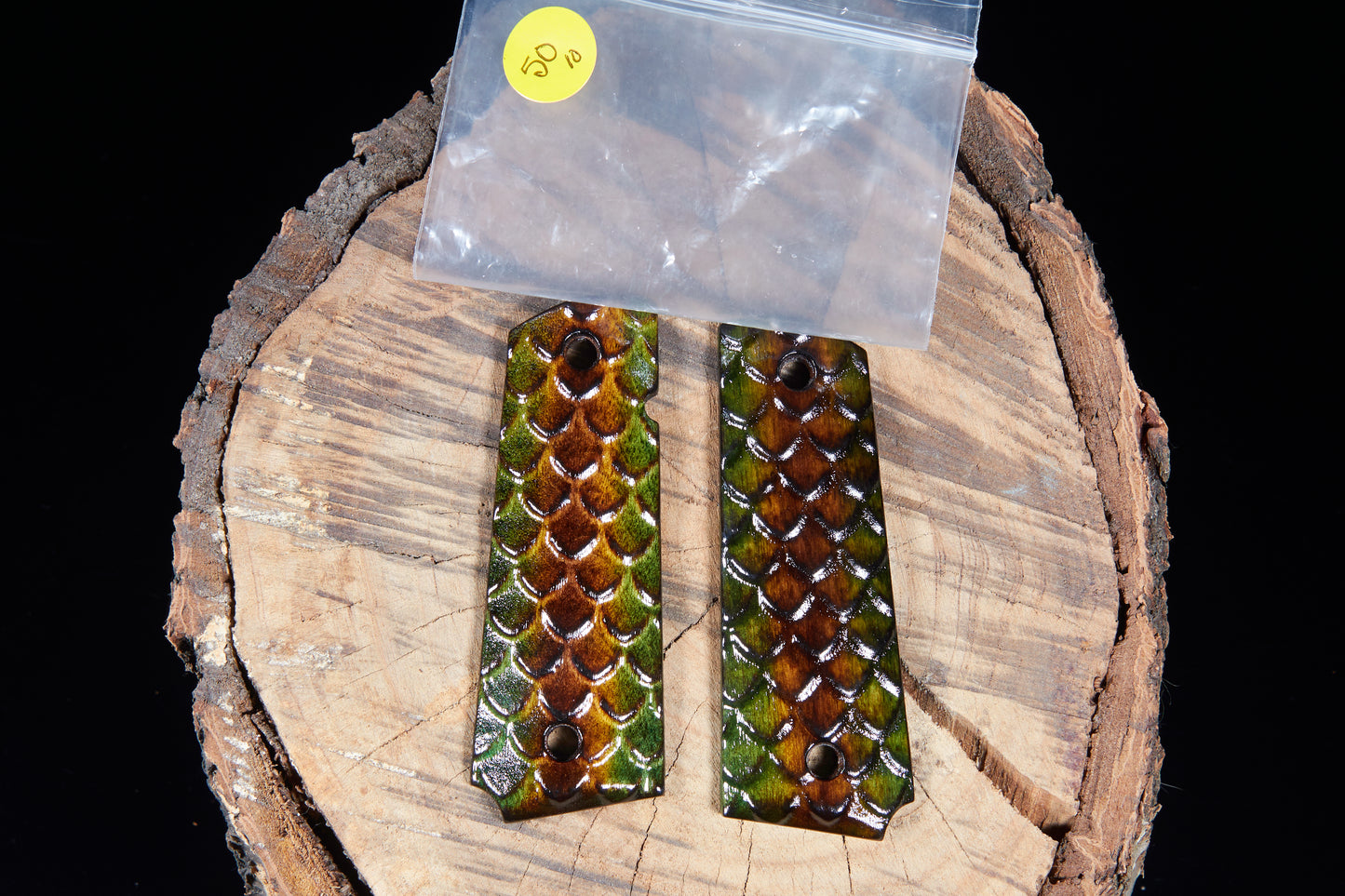 1911 grips Textured Like Scales Various Colors #10