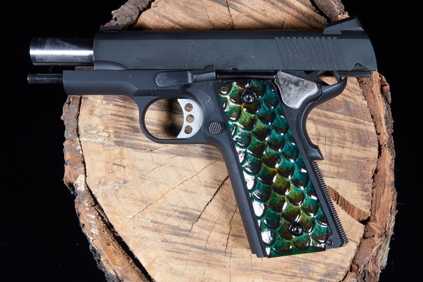 1911 grips Textured Like Scales Various Colors #12