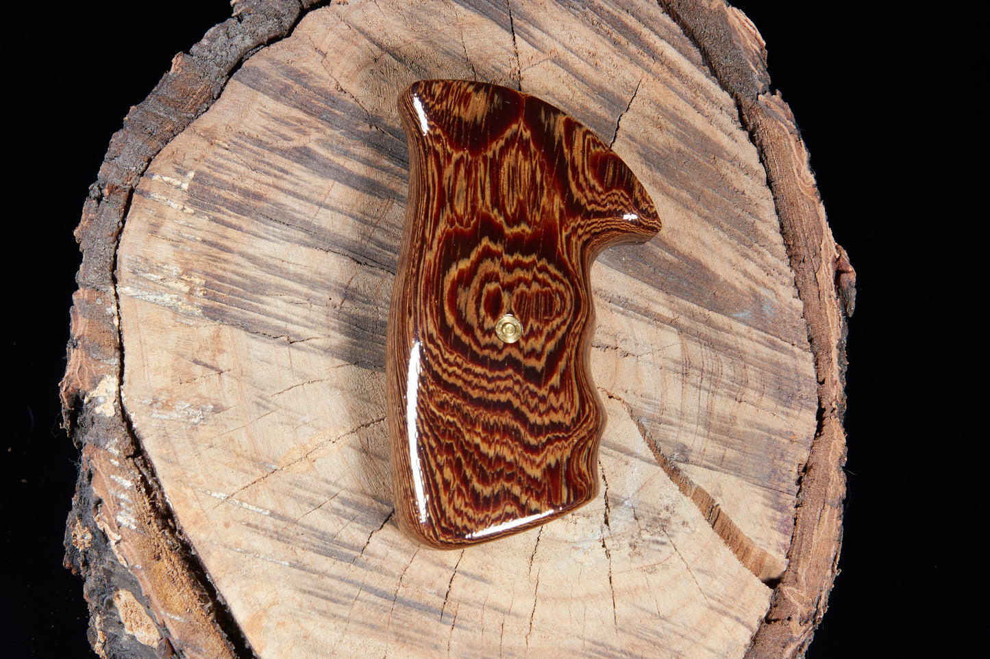 Taurus Medium/Large Frame Revolver Grips, Wenge with Lacquer Finish