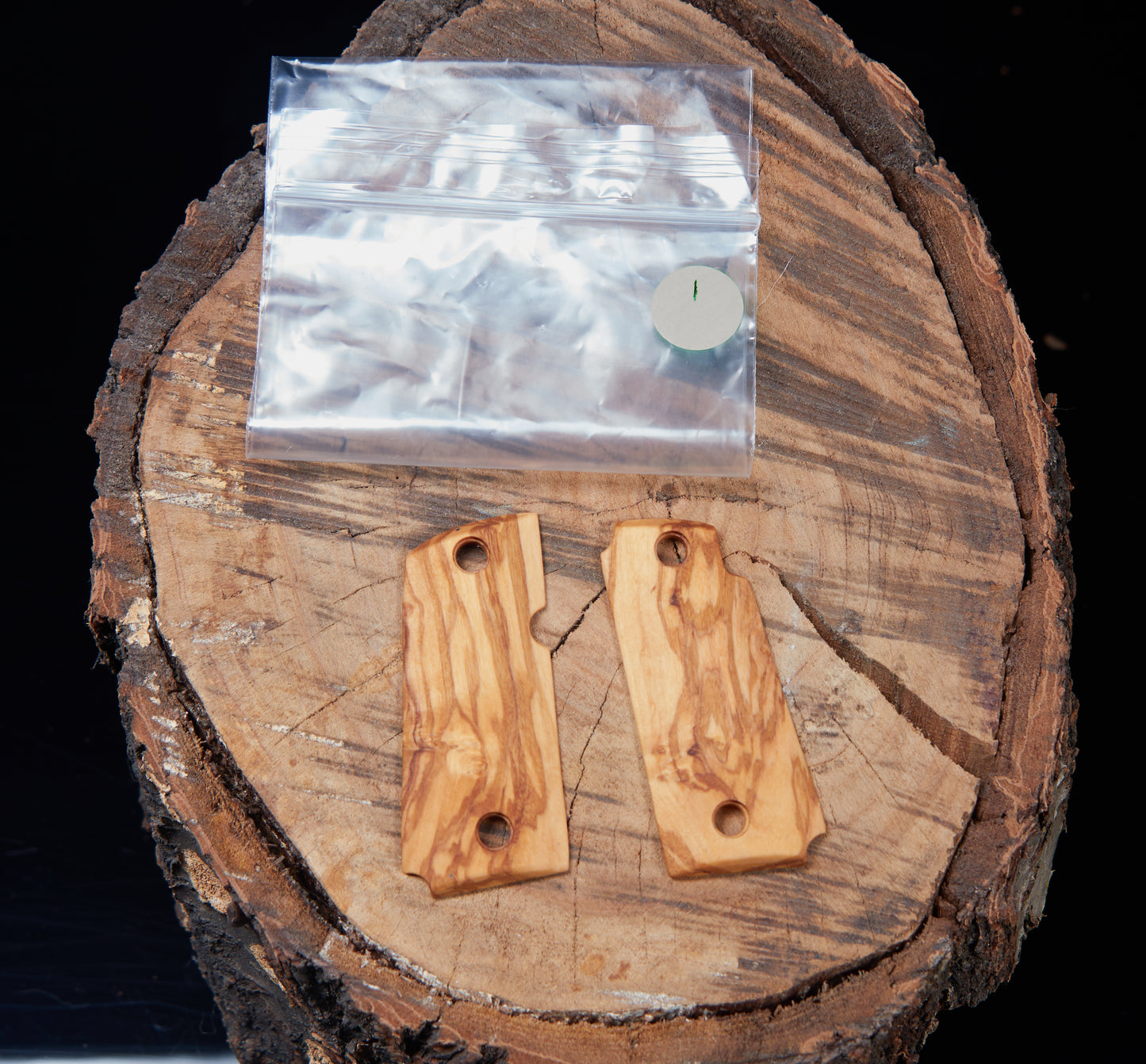 Kimber 380 Micro Grips – Olive Wood with Oil Finish
