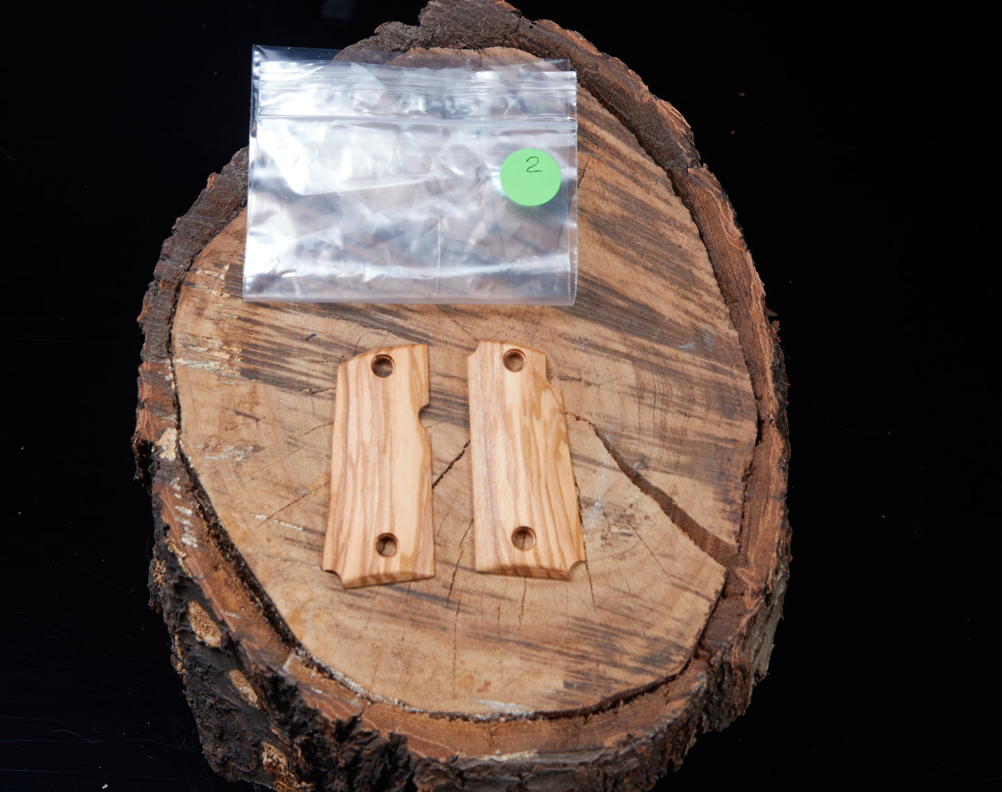 Kimber 380 Micro Grips – Olive Wood with Oil Finish