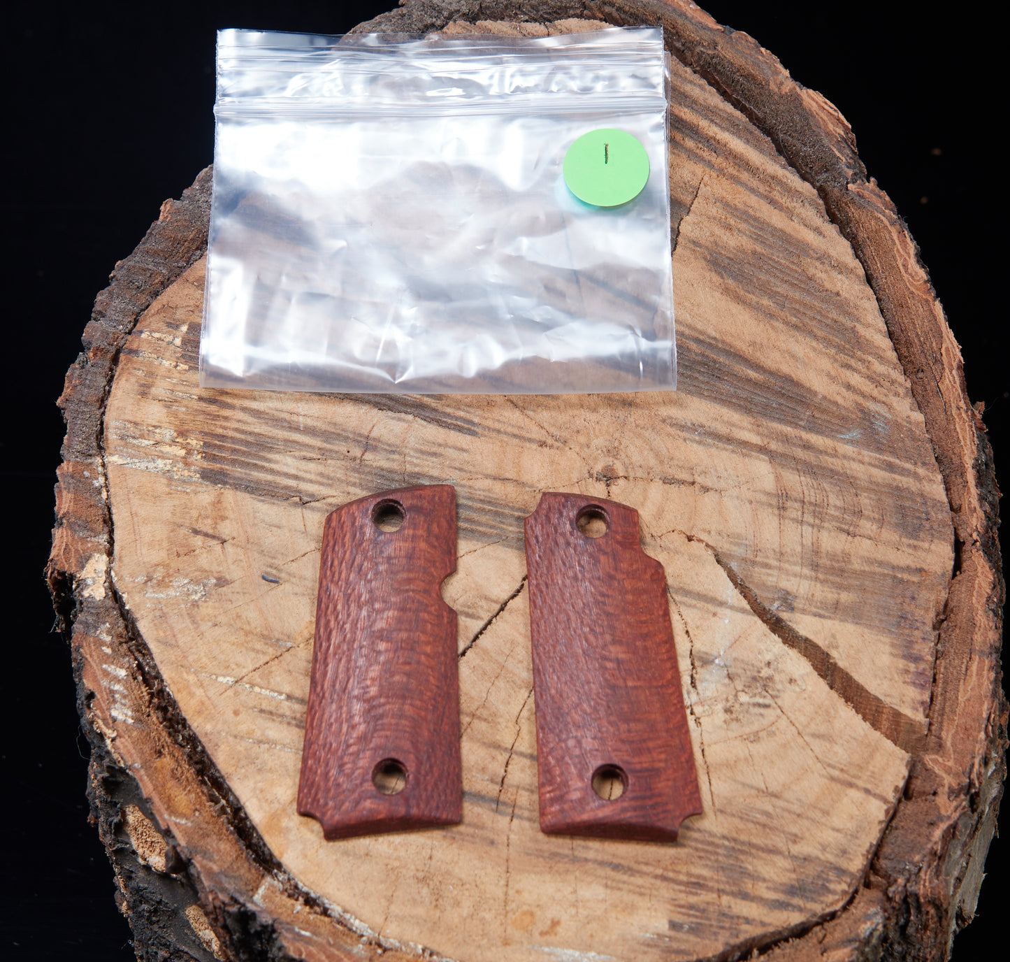 Kimber 380 Micro Grips – Leopardwood with Oil Finish