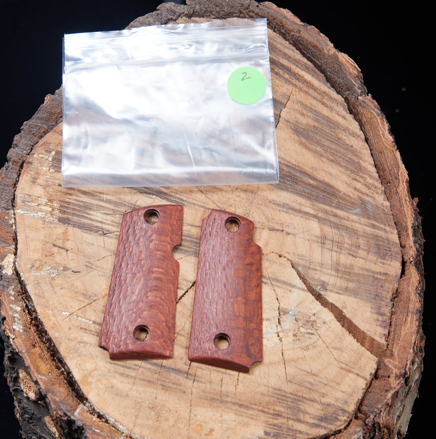 Kimber 380 Micro Grips – Leopardwood with Oil Finish