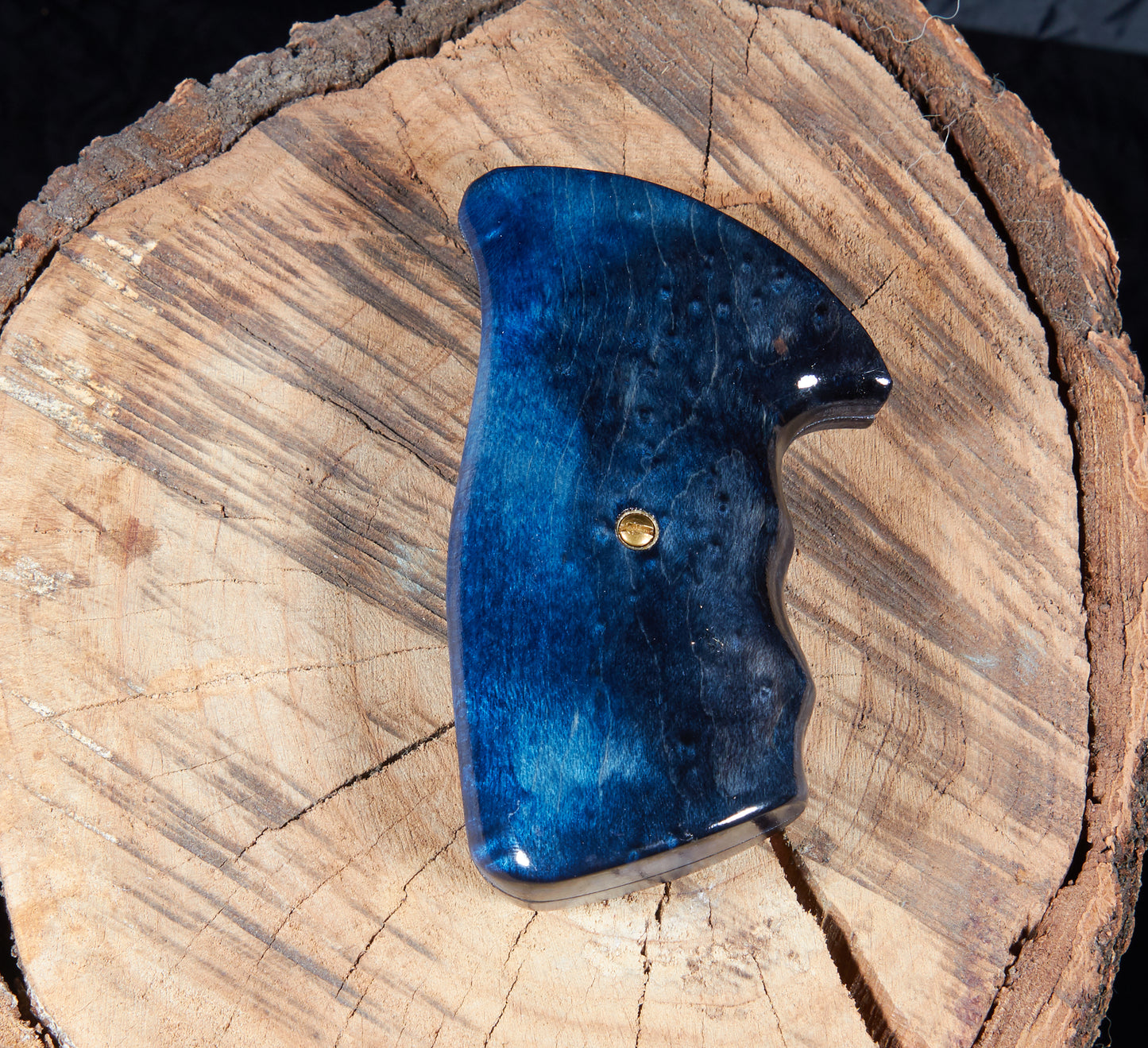 Taurus Medium Frame Revolver Grips – Birds-Eye Maple, Lacquer Finish (Square Butt)