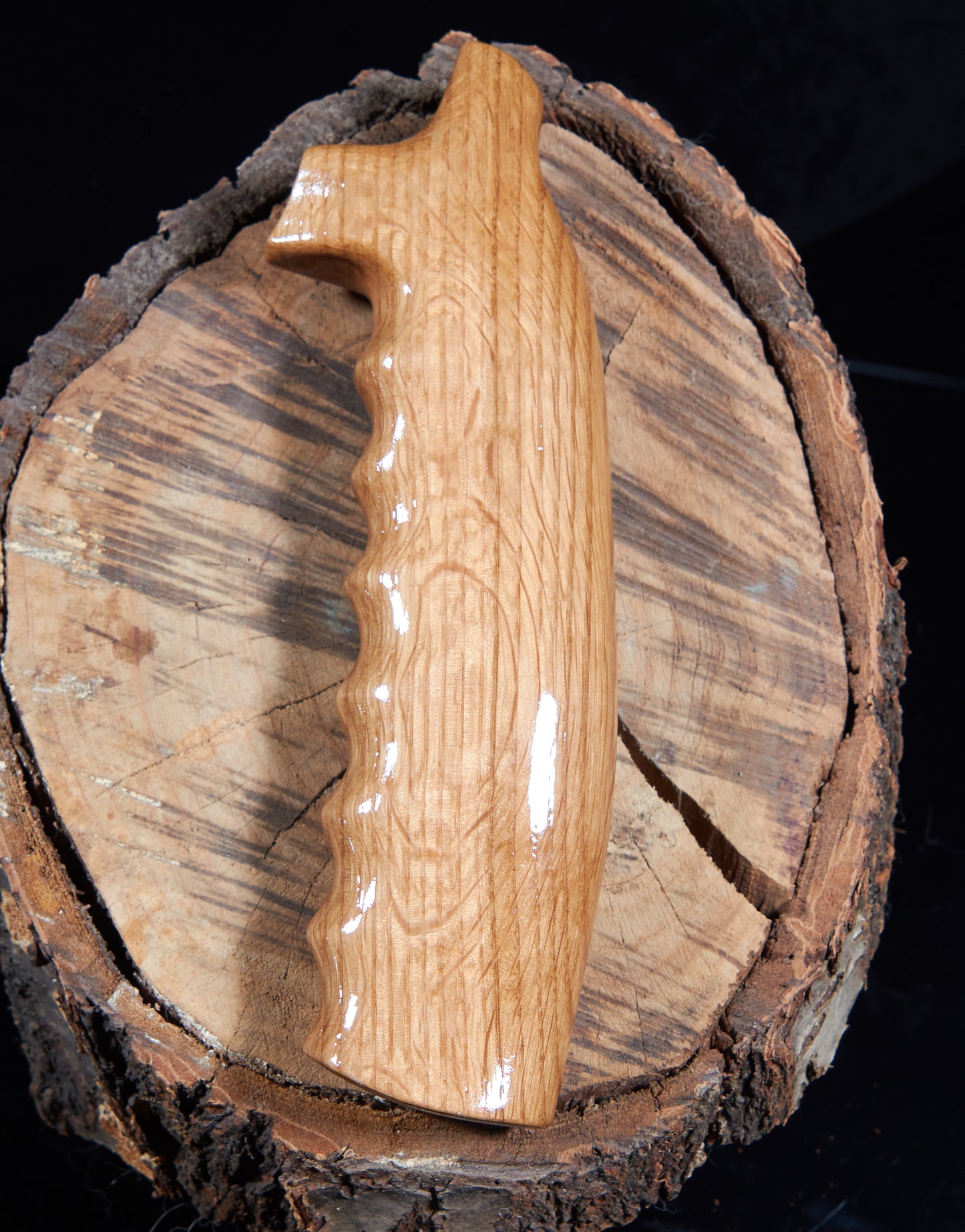 Smith & Wesson X-Frame .460 & .500 Magnum Double-Hand Revolver Grip – Quarter-Sawn Oak, Lacquer Finish