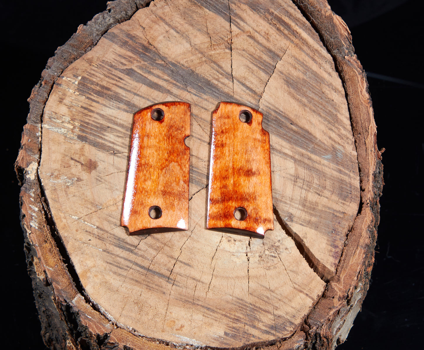 Kimber Micro 9 Grips – Maple, Lacquer Finish