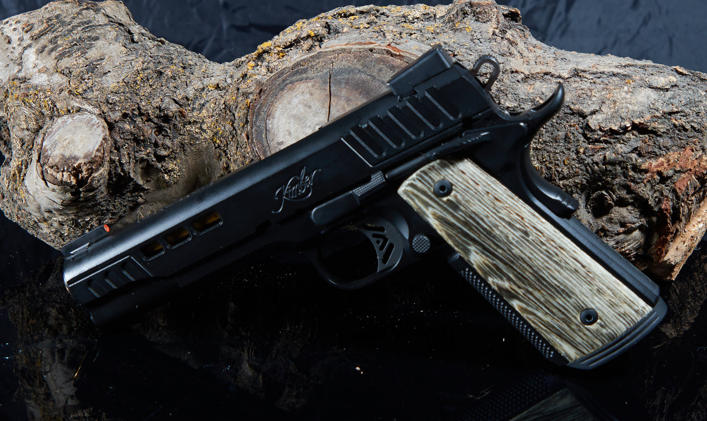 1911 Magwell Grips – Wenge, Lacquer Finish