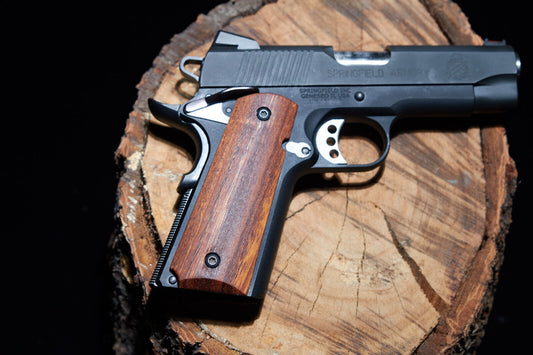 1911 grips Oiled Zebra Wood