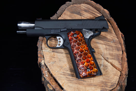 1911 grips Textured Like Scales Various Colors