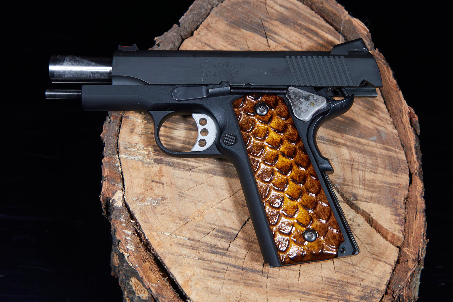 1911 grips Textured Like Scales Various Colors