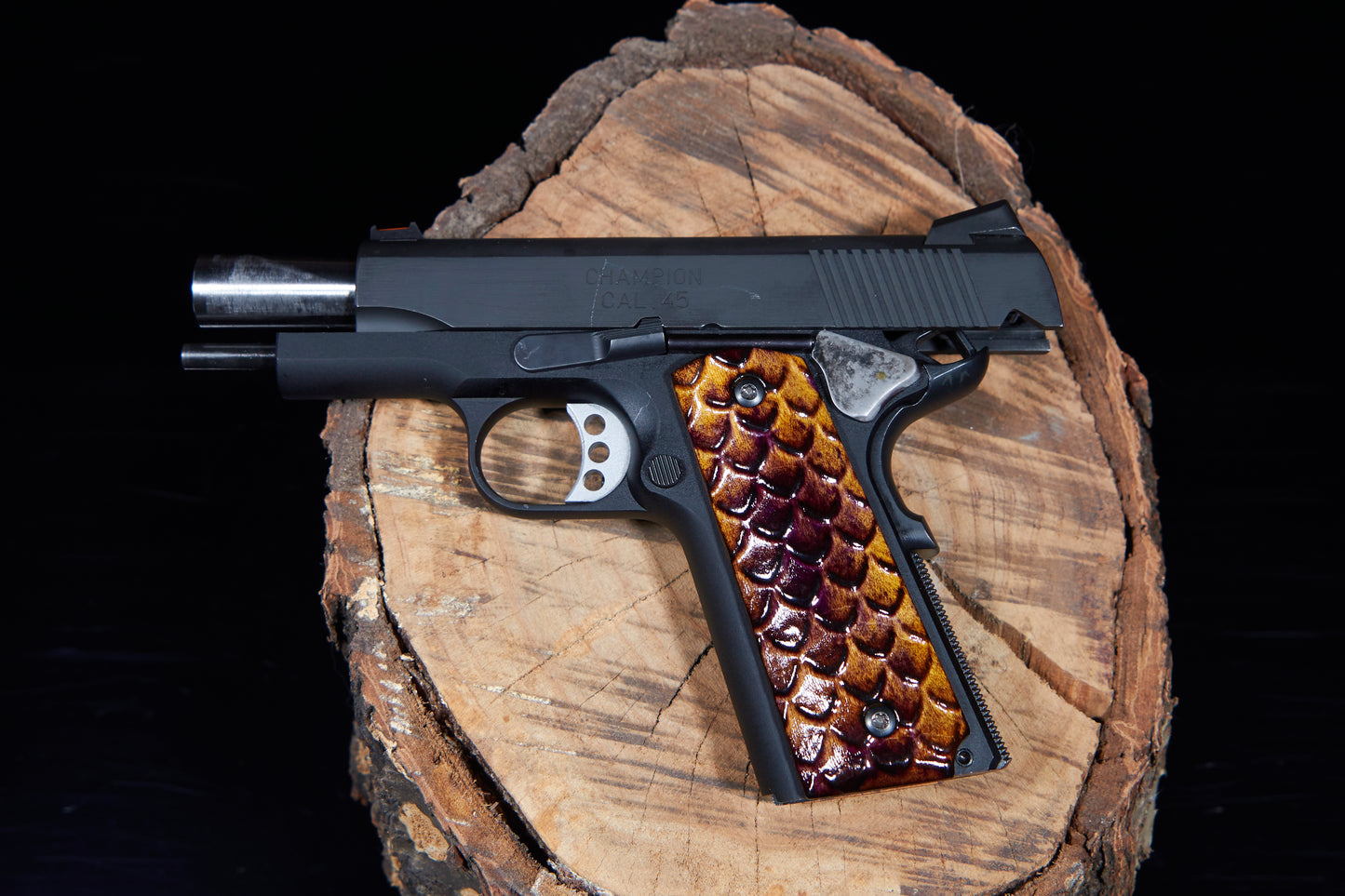 1911 grips Textured Like Scales Various Colors