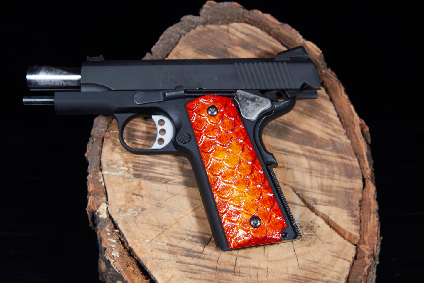 1911 grips Textured Like Scales Various Colors