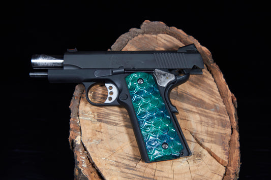 1911 grips Textured Like Scales Various Colors