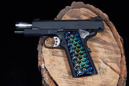 1911 grips Textured Like Scales Various Colors