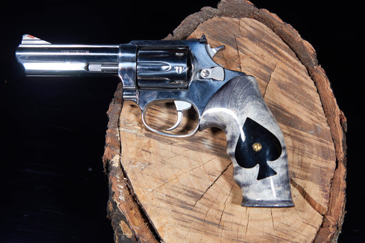 Taurus Small Frame Revolver Grips, Maple with Epoxy Inlay