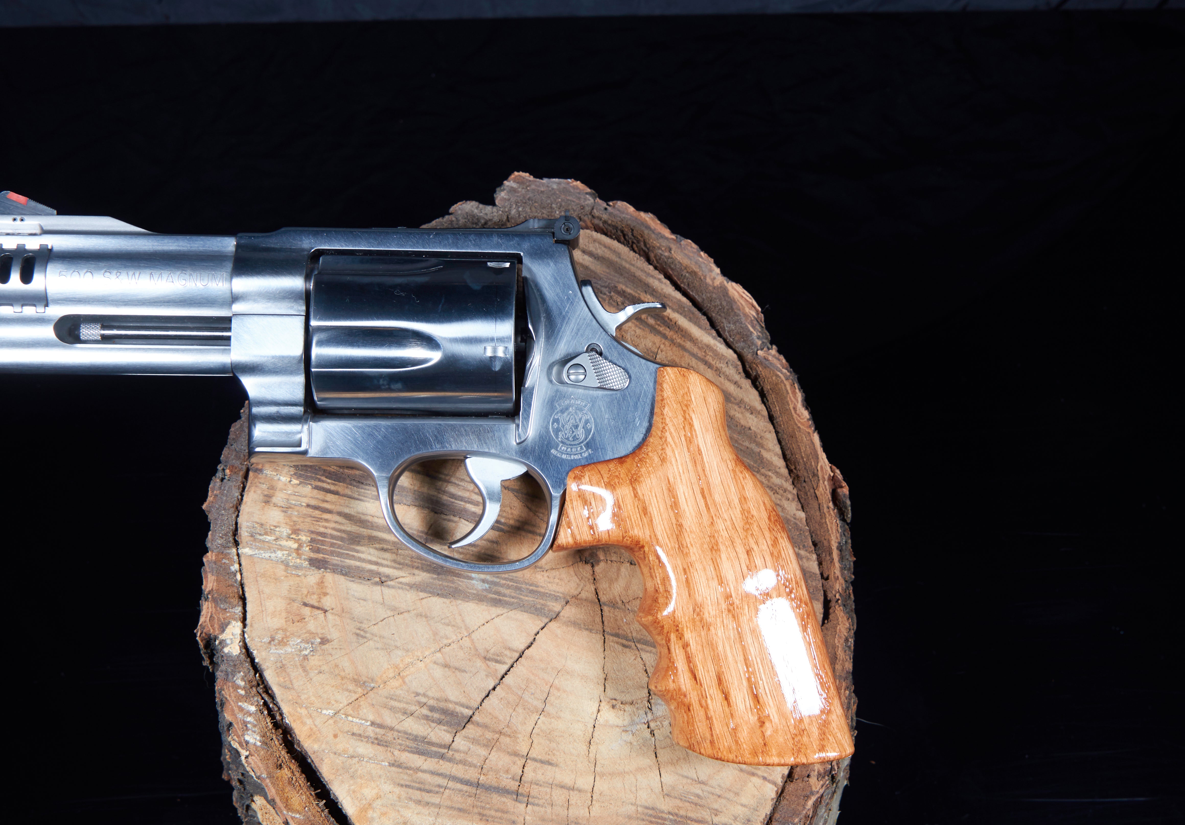 Smith & Wesson X-Frame Grips for 500 & 460 Magnum – Oak with L – Wood ...