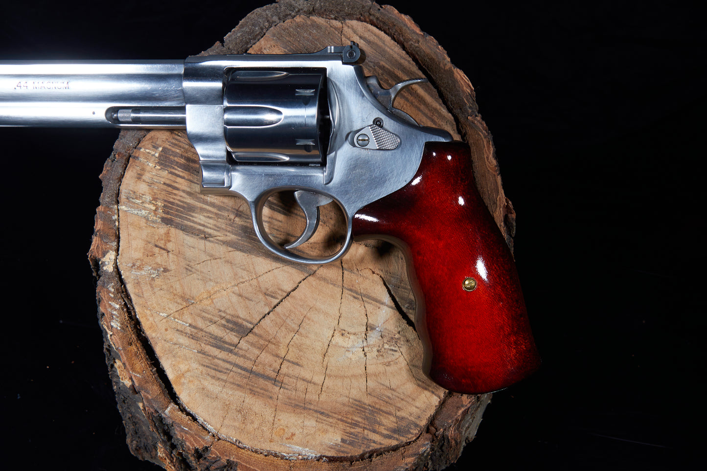 Smith & Wesson N-Frame Grips. Maple with Lacquer Finish