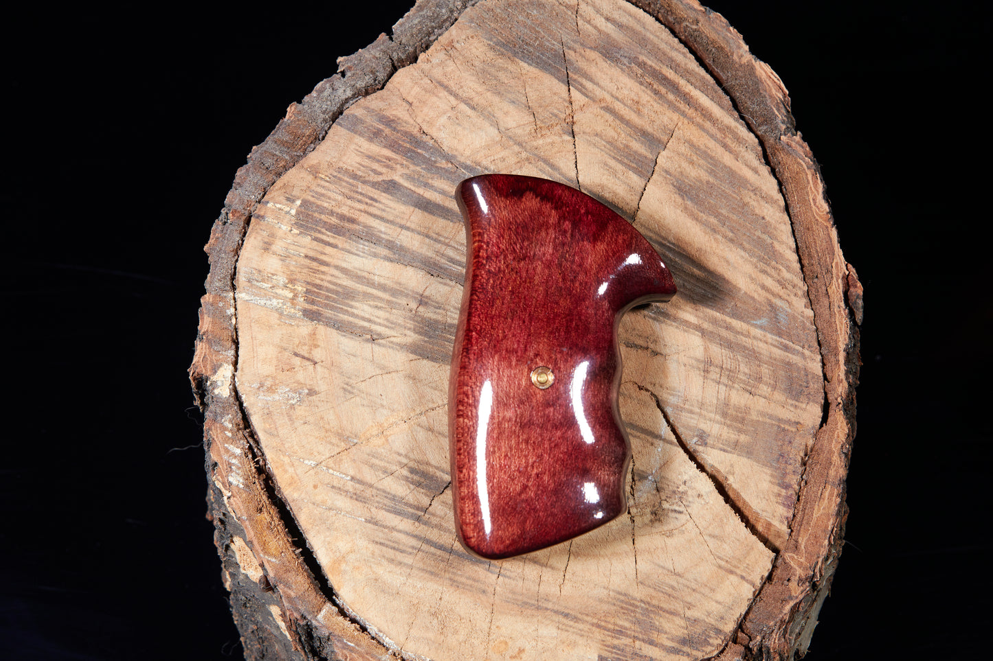 Taurus Medium/Large Frame Revolver Grips, Color Dyed Maple with Lacquer Finish