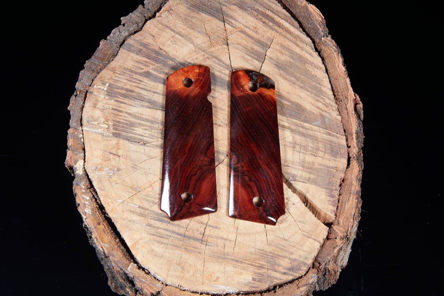 1911 Grips – End-Grain Exotic Wood (Full Size)