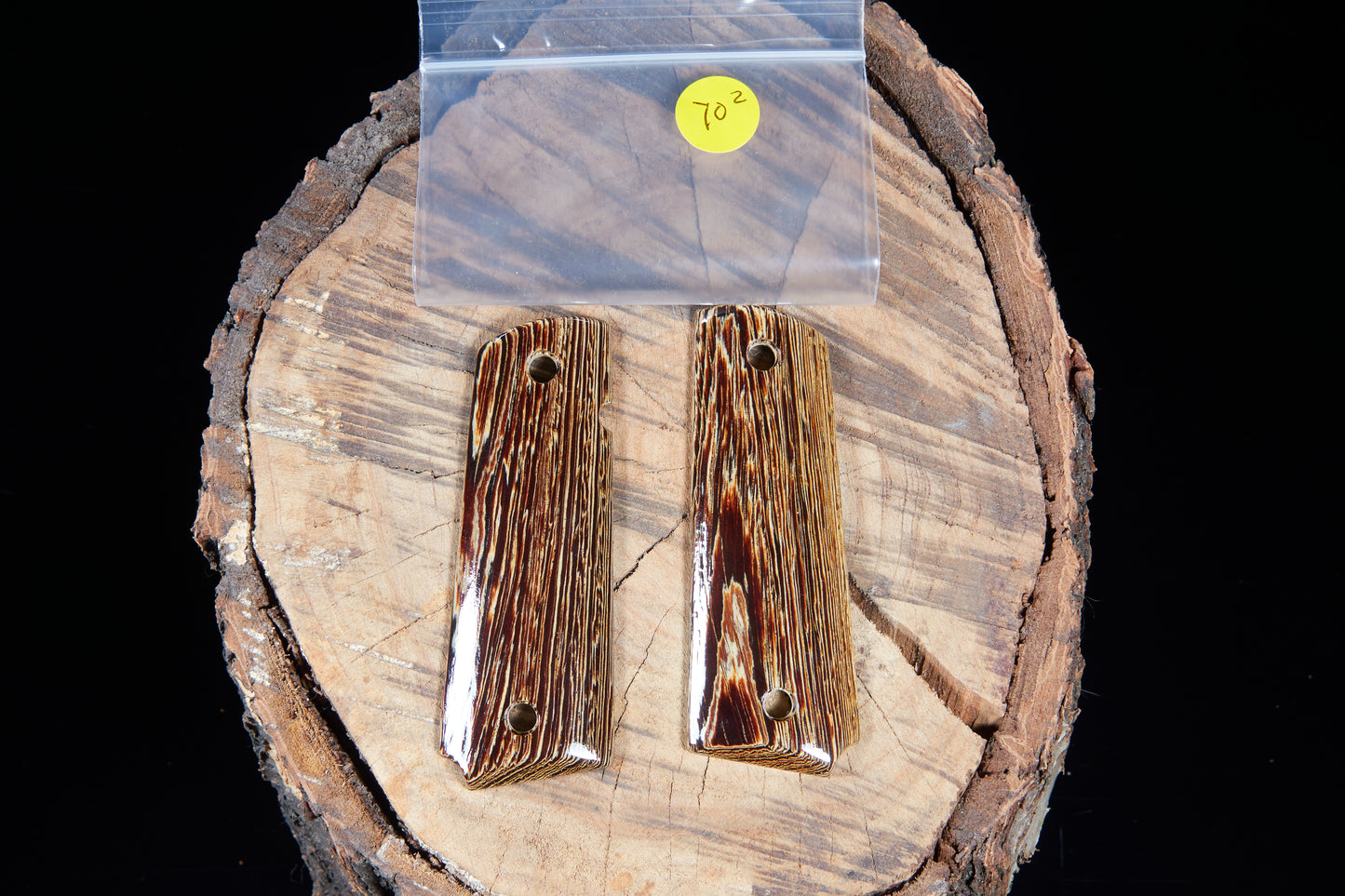 1911 Grips – Lacquered Wenge #2