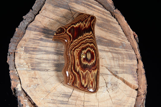 Taurus Medium/Large Frame Revolver Grips, Wenge with Lacquer Finish