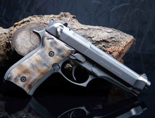 Quilted Maple Wood Grips for Beretta 92/96 FS