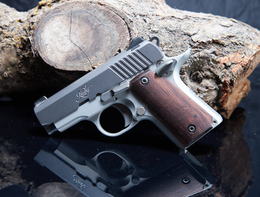 Kimber 380 Micro Grips – Walnut with Oil Finish