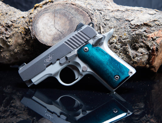 Kimber 380 Micro Grips – Dyed Maple with Lacquer Finish