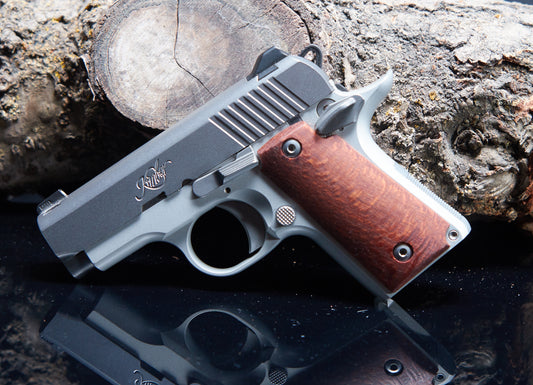 Kimber 380 Micro Grips – Leopardwood with Oil Finish