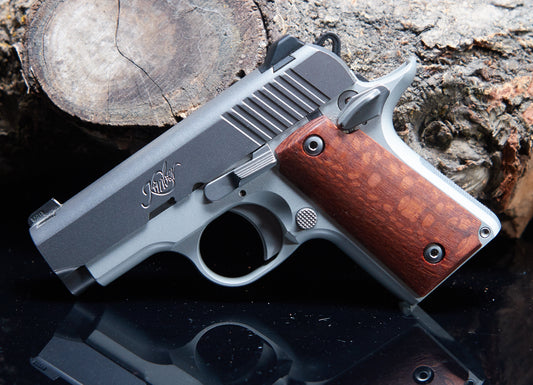 Kimber 380 Micro Grips – Leopardwood with Oil Finish