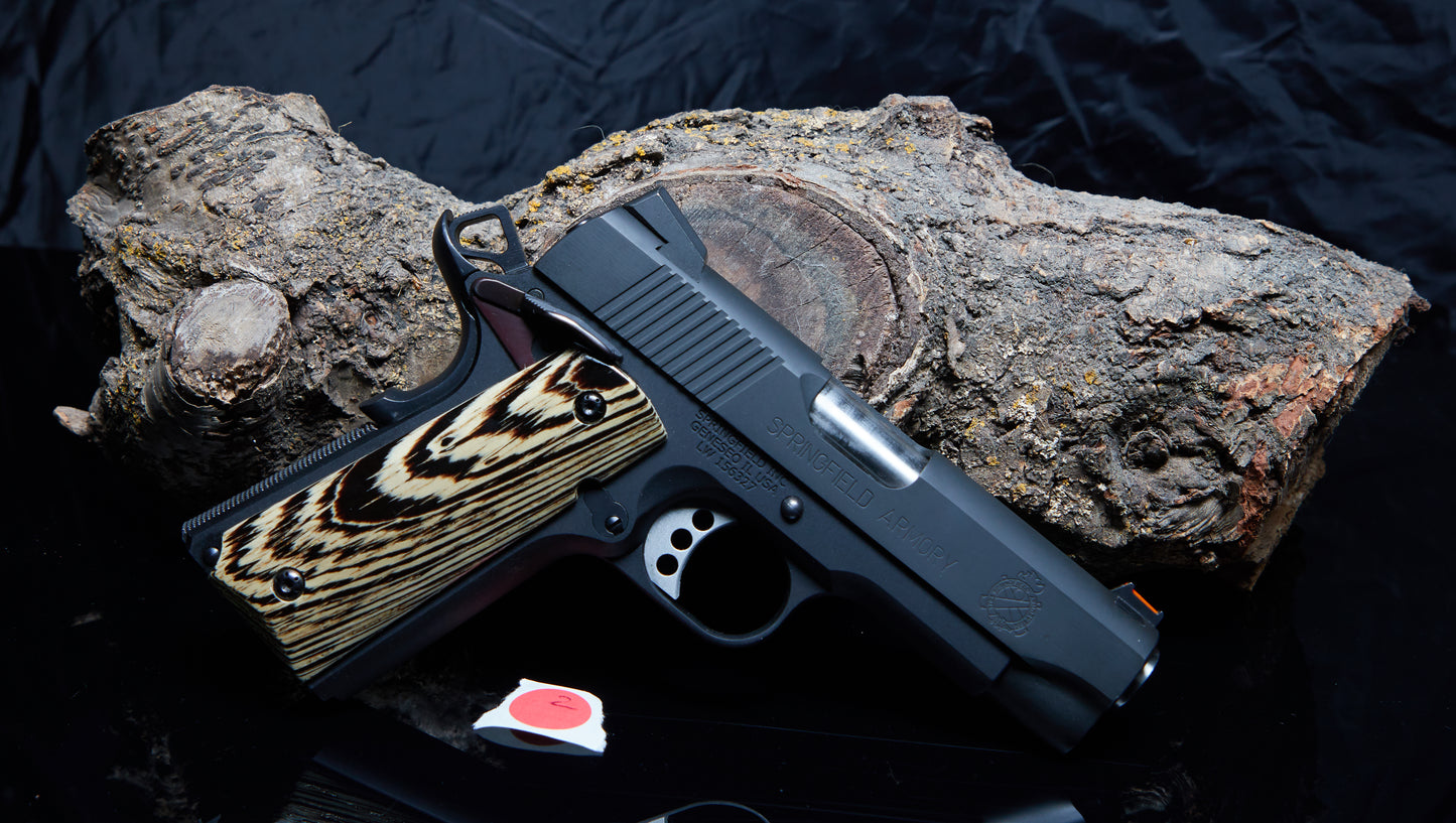 1911 Grips – Lacquered Wenge #2