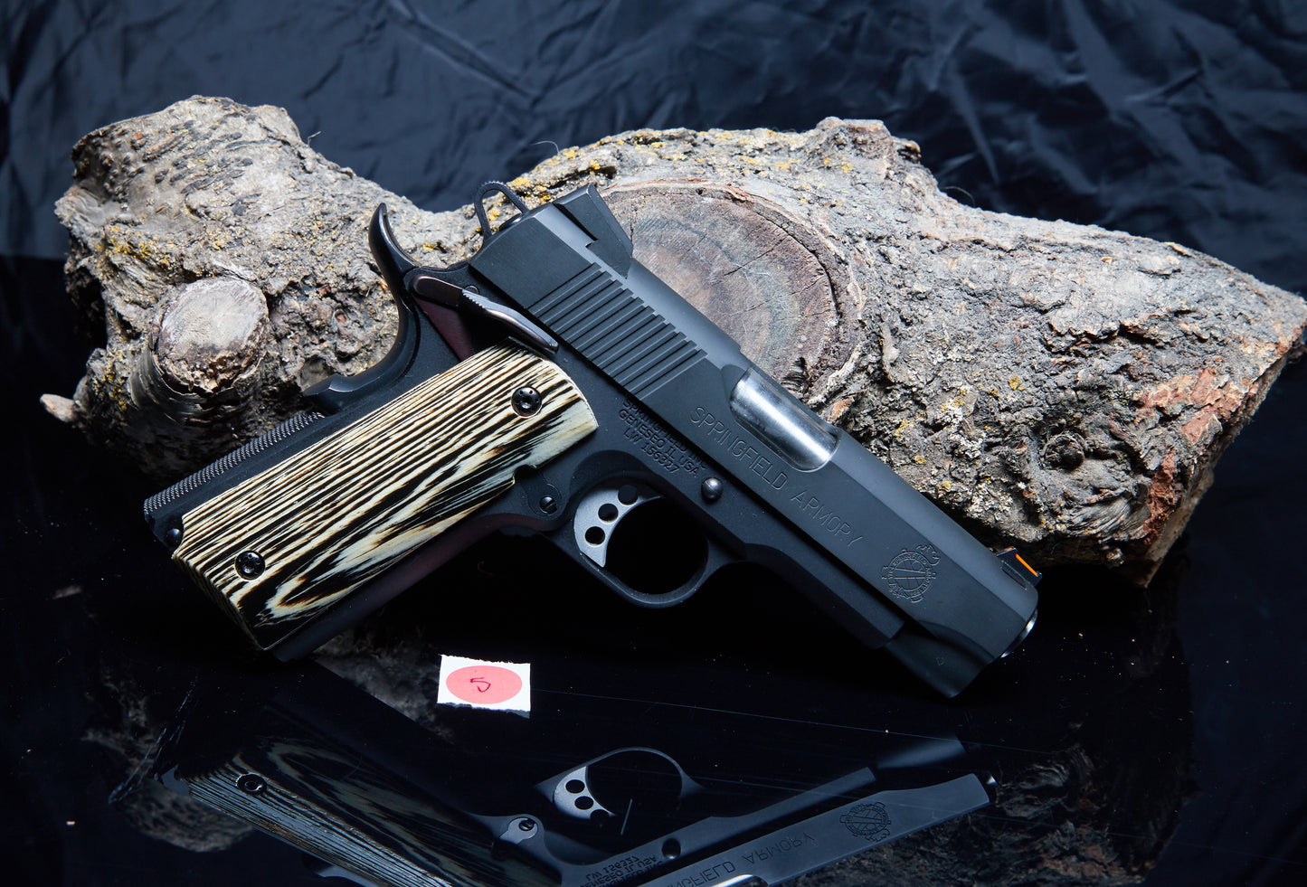 1911 Grips – Lacquered Wenge #9
