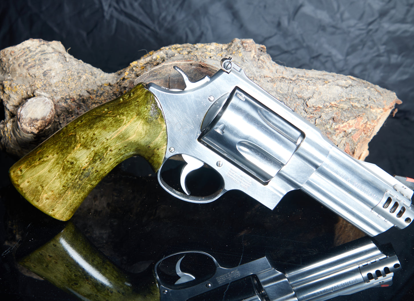 Premium Birds-Eye Maple Pistol Grip for Smith & Wesson X-Frame (Model 460 & 500 Magnum)