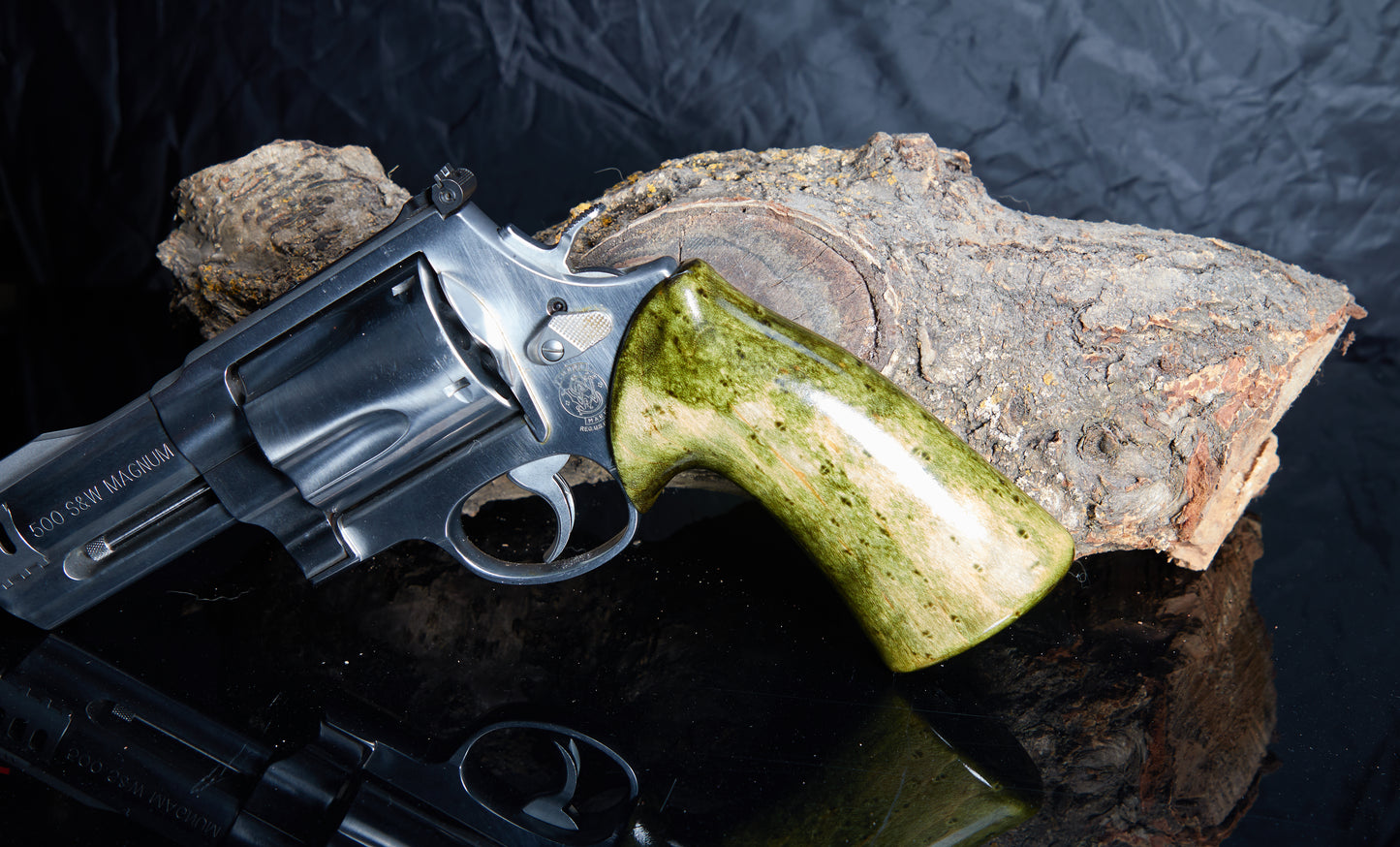 Premium Birds-Eye Maple Pistol Grip for Smith & Wesson X-Frame (Model 460 & 500 Magnum)