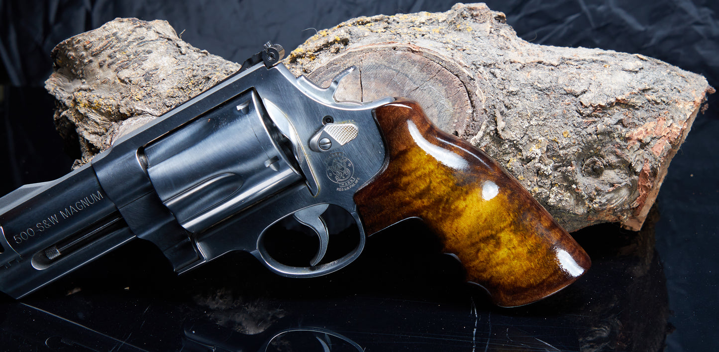 Curly Maple Grips for Smith & Wesson X-Frame (.460 & .500 Magnum)