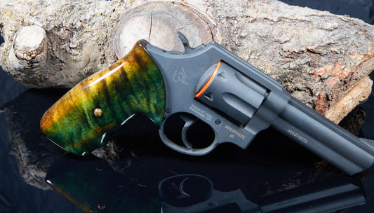 Taurus Medium Frame Revolver Grips – Curly Maple, Lacquer Finish