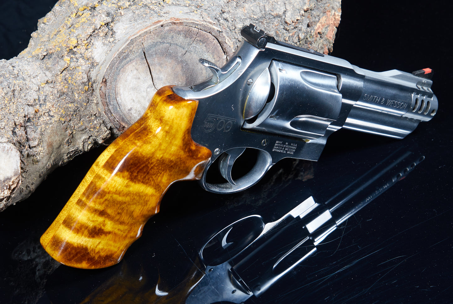Curly Maple Grips for Smith & Wesson X-Frame (.460 & .500 Magnum)