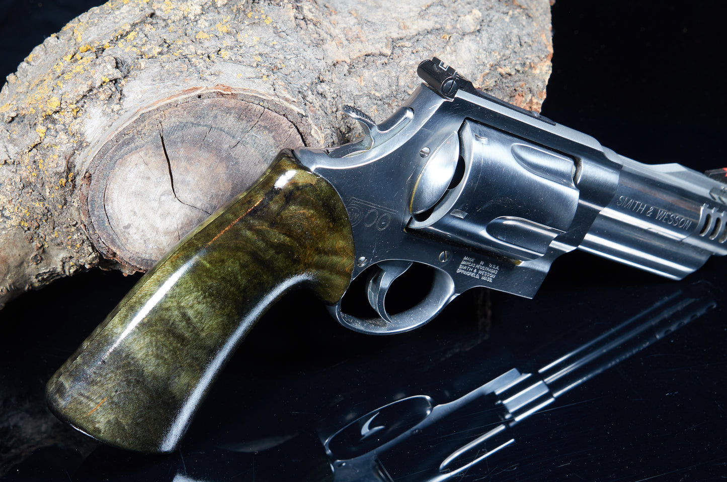 Smith & Wesson X-Frame Grips – Maple with Lacquer Finish