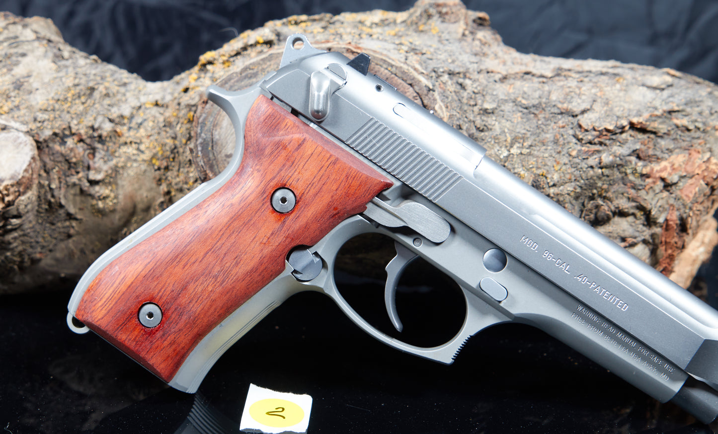 Beretta 92FS / 96FS Full-Size Grips – Exotic Hardwood, Oil Finish