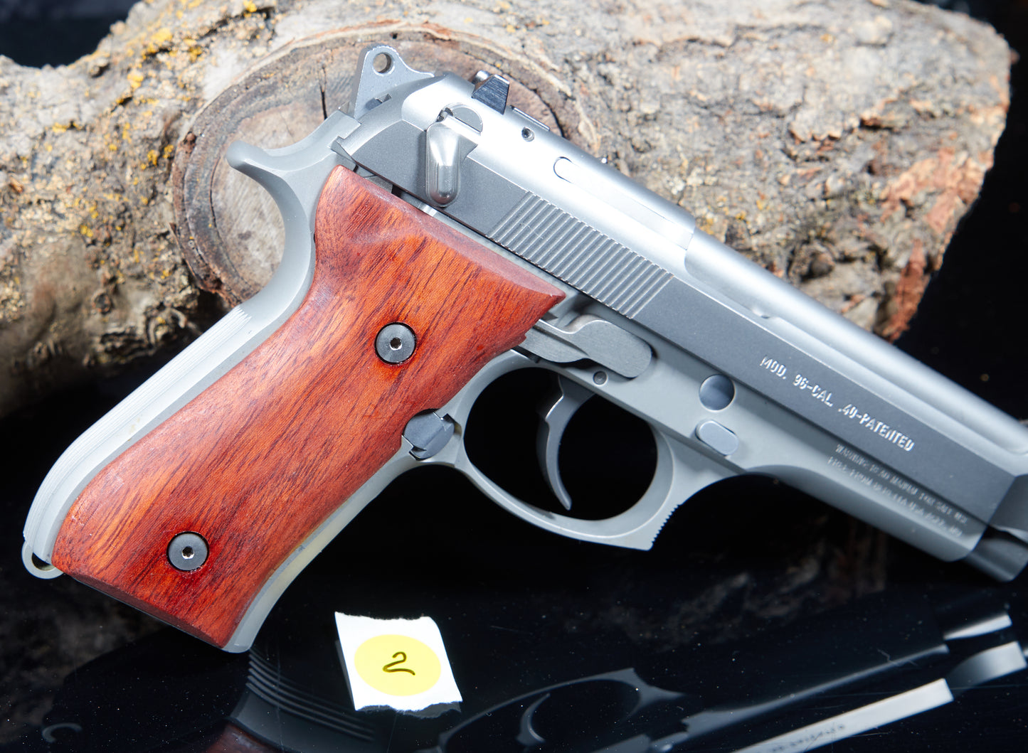 Beretta 92FS / 96FS Full-Size Grips – Exotic Hardwood, Oil Finish
