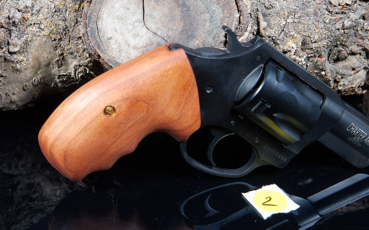 Charter Arms Revolver Grips – Exotic Hardwood with Oil Finish