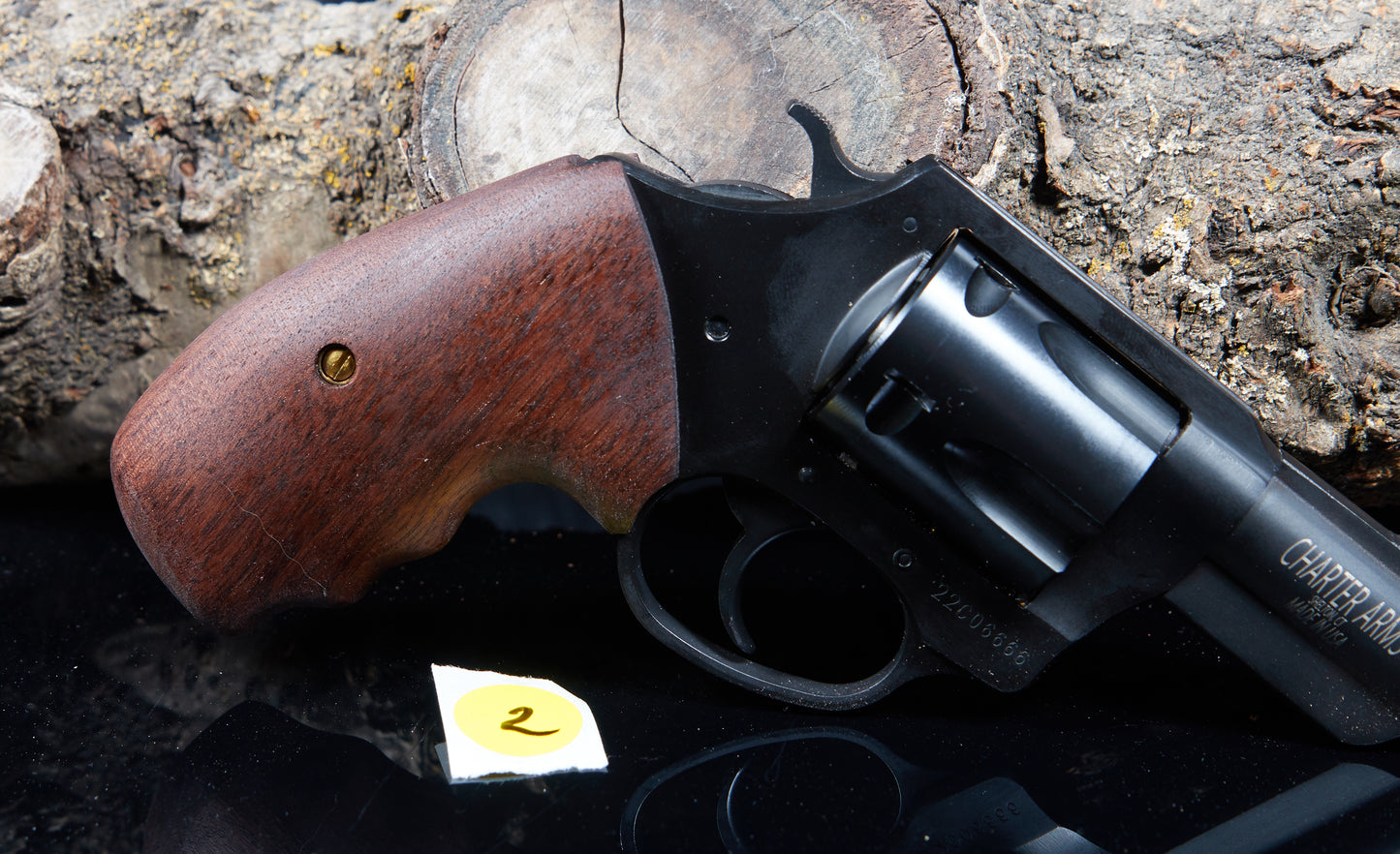 Charter Arms Revolver Grips – Walnut with Oil Finish (Closed Frame)