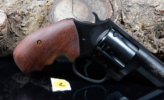 Charter Arms Revolver Grips – Walnut with Oil Finish (Closed Frame)