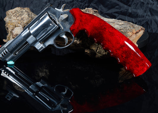 NEW Patent-Pending Double-Handed Revolver Grip for S&W X-Frame (.460 & .500 Magnum)