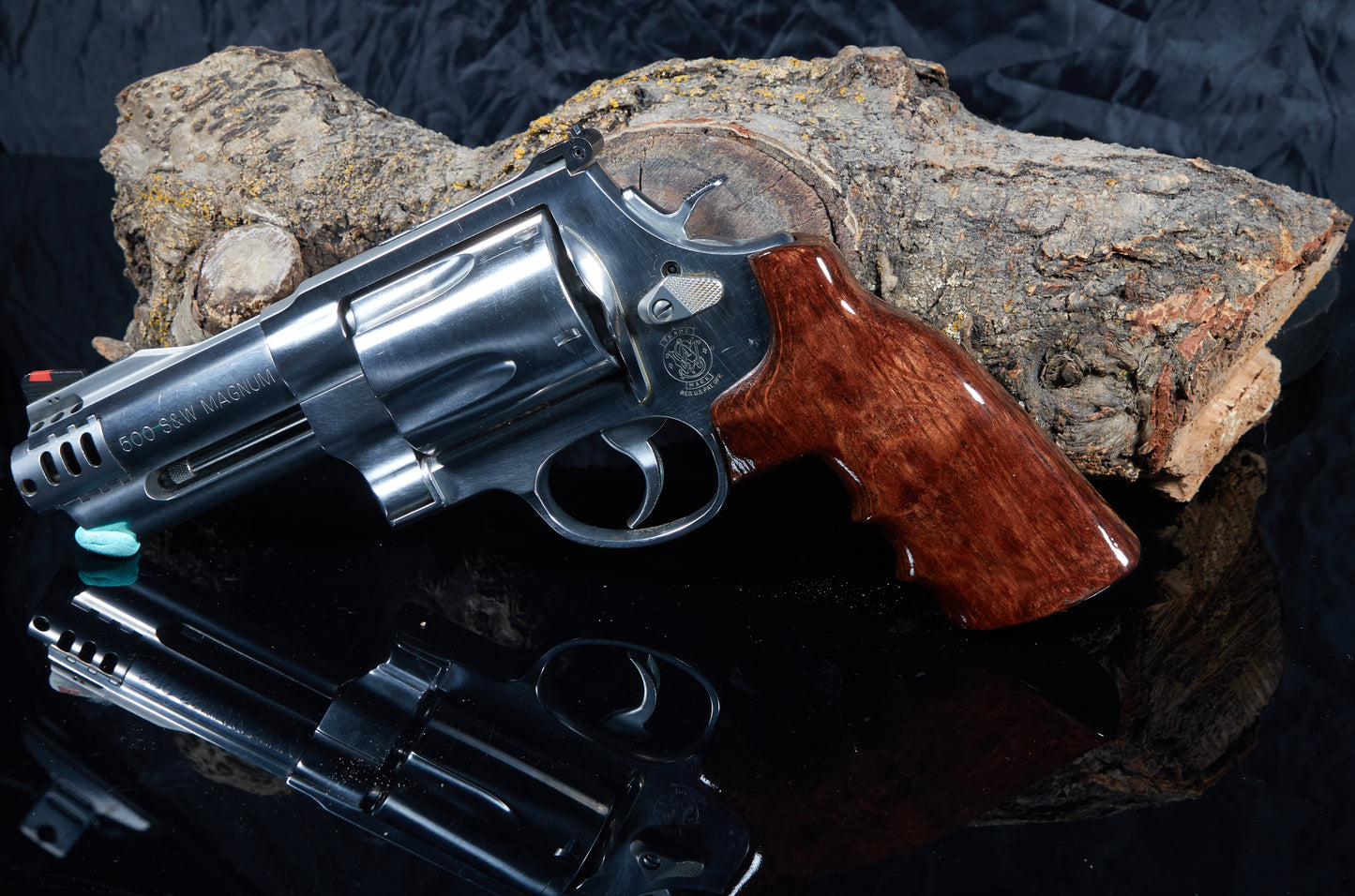 Smith & Wesson X-Frame 460 & 500 Magnum Grips – Quarter-Sawn Oak, Lacquer Finish