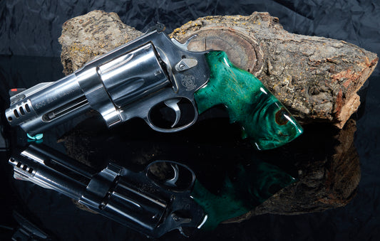 Smith & Wesson X-Frame 460 & 500 Magnum Grips – Lightly Figured Birds-Eye Maple, Lacquer Finish