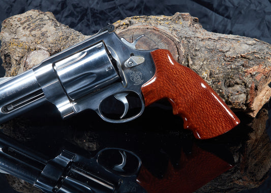 Smith & Wesson X-Frame 460 & 500 Magnum Grips – Leopard Wood, Lacquer Finish