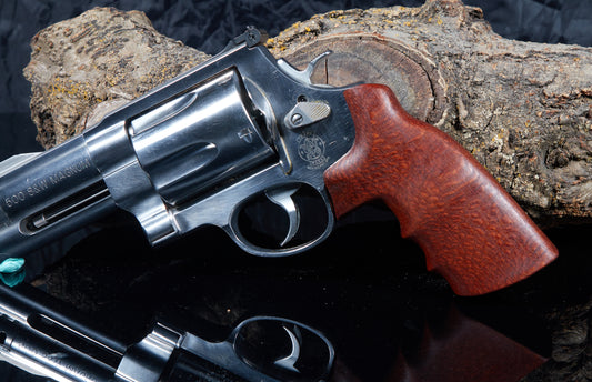 Smith & Wesson X-Frame 460 & 500 Magnum Grips – Leopard Wood, Tung Oil Finish