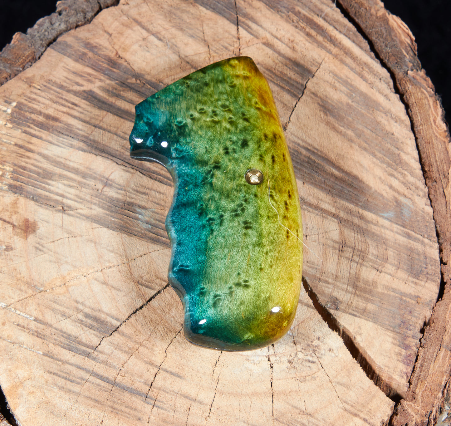 Charter Arms Revolver Grips – Birds-Eye Maple (Closed Frame, Extended Length, Lacquer Finish)